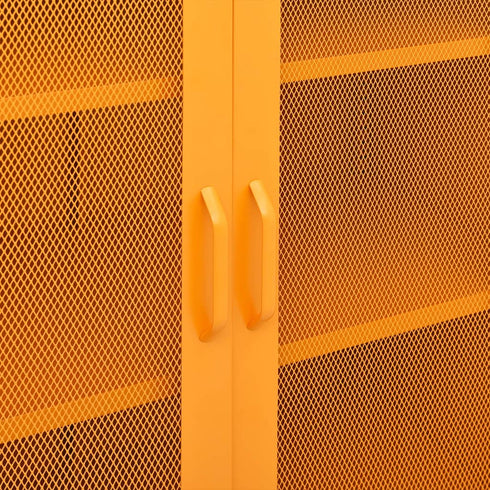 Lady Jillian -  Storage Cabinet Mustard Yellow 80x35x101,5 cm Steel - Model 4